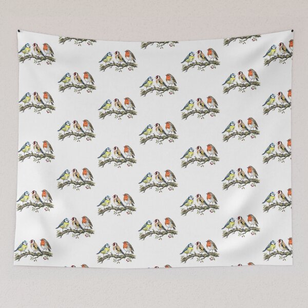 Item preview, Three Garden Birds designed and sold by Roy & Tiffany.