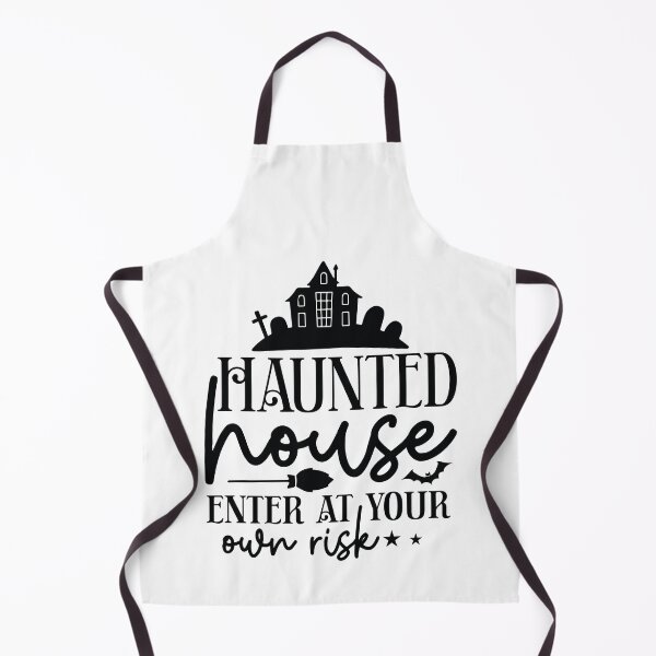 Item preview, Haunted House Enter At Your Own Risk - Autumn Halloween Vibes Quotes Retro Vintage Spooky Gift designed and sold by FuzionRaptor.