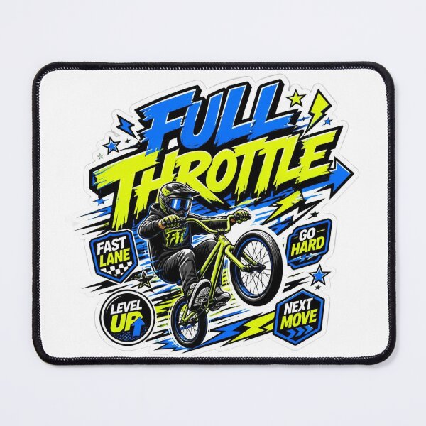Item preview, FULL THROTTLE Graffiti Sticker PNG | Street Racing Vinyl Decal | Speed Lover Graphic | JDM Car Culture | Motorsport Laptop Sticker designed and sold by Stylestickers55.