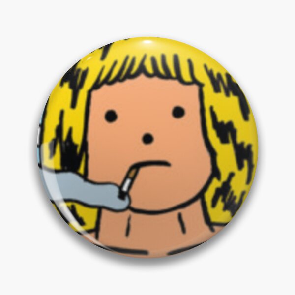 Item preview, Icono de personaje rubio con cigarrillo designed and sold by urbanons.