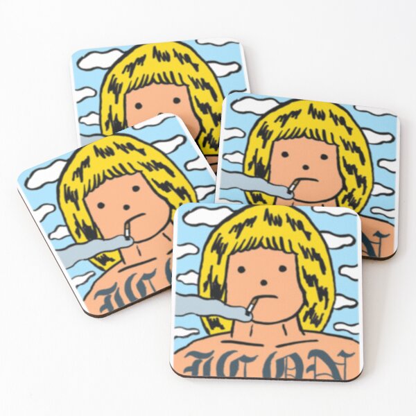 Item preview, Icon Blonde Character with Cigarette designed and sold by urbanons.