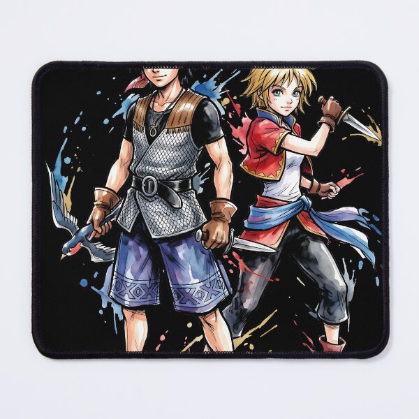 Item preview, Serge And Kid Chrono Cross Ink Video Game Streetwear Tee designed and sold by Senpaiwaves.