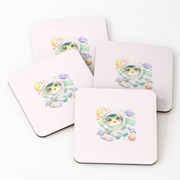 Item preview, Cute Frog Astronaut Sticker designed and sold by StickerVerse4798.