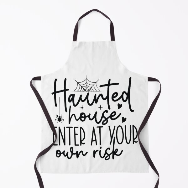 Item preview, Haunted House Enter At Your Own Risk - Autumn Halloween Vibes Quotes Retro Vintage Spooky Gift designed and sold by FuzionRaptor.