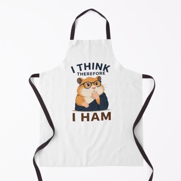 Item preview, Funny Hamster Pun Cute Philosophy Hamster Design designed and sold by Cerys-GS.