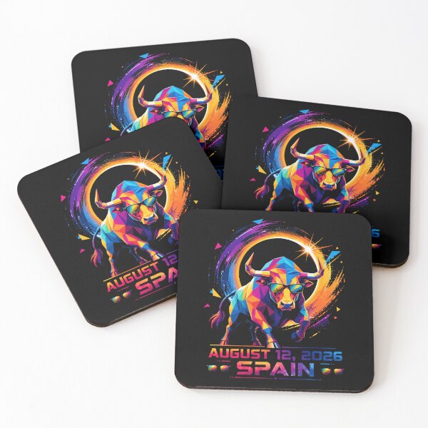 Item preview, Spain Total Solar Eclipse August 12 2026 - Spanish Bull Ring Of Fire Art designed and sold by DreamPup.