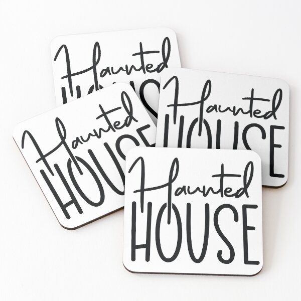 Item preview, Haunted House - Autumn Halloween Vibes Quotes Retro Vintage Cute Ghost Spooky Season Gift designed and sold by FuzionRaptor.