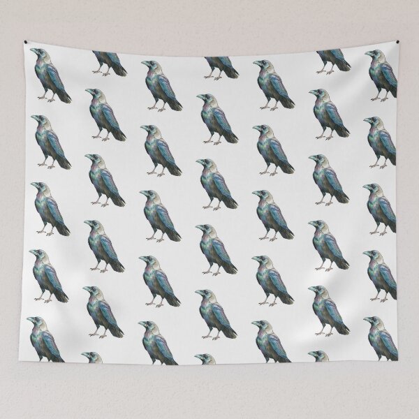 Item preview, Colorful Raven Portrait designed and sold by Roy & Tiffany.