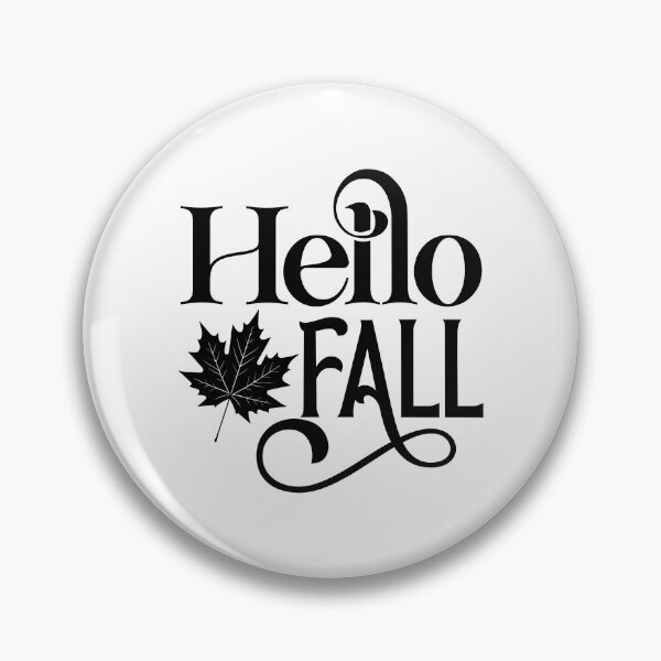 Item preview, Hello Fall - Autumn Halloween Vibes Quotes Retro Vintage Autumn Leaves Pumpkin Season Gift designed and sold by FuzionRaptor.