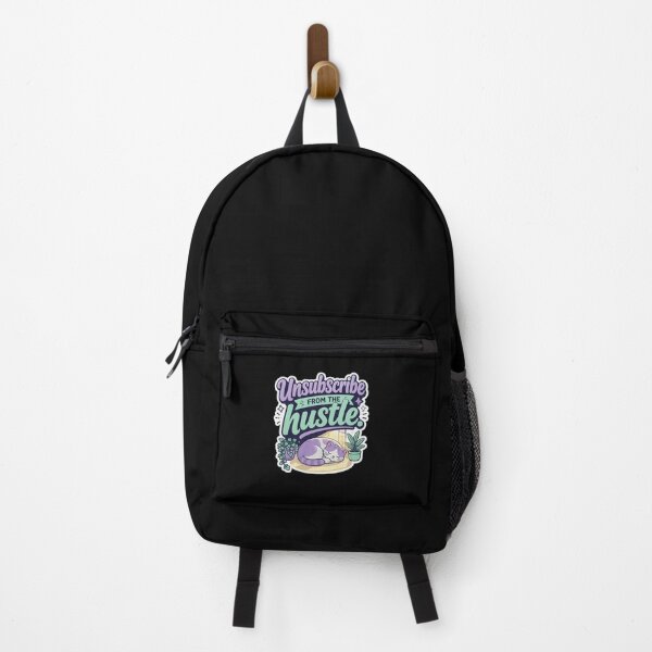 Item preview, Unsubscribe From The Hustle Cute Sleeping Cat Aesthetic designed and sold by Cat Meme Fund.