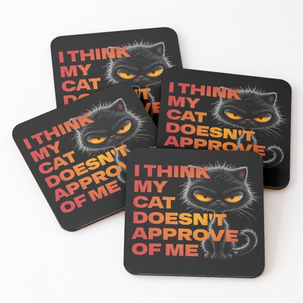 Item preview, I Think My Cat Doesn't Approve of Me designed and sold by Winston Cat.