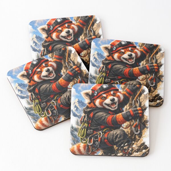 Item preview, Climb Hard – Red Panda Edition designed and sold by ANNART1602.