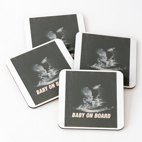 Item preview, Baby on Board | Cute Sonogram Pregnancy Announcement Design designed and sold by Ignorant-Artist.