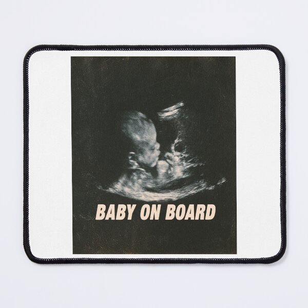 Item preview, Baby on Board | Cute Sonogram Pregnancy Announcement Design designed and sold by Ignorant-Artist.