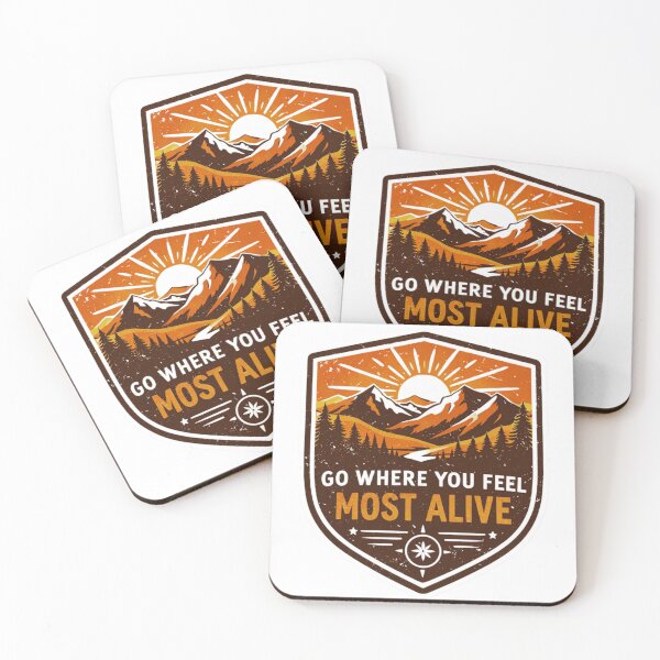 Item preview, Go Where You Feel Most Alive Shirt - Vintage Mountain Hiking T-Shirt designed and sold by GabeMountainArt.
