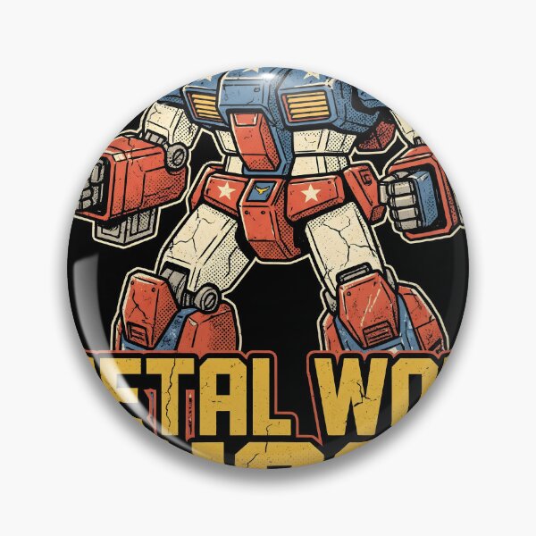Artikelvorschau, Präsidenten-Mech-Metal-Wolf-Chaos-Bootleg-Gamer-Grafik-T-Shirt entworfen und verkauft von Senpaiwaves.