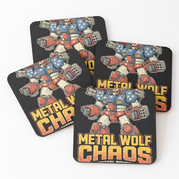 Item preview, The President's Mech Metal Wolf Chaos Bootleg Gamer Graphic Tee designed and sold by Senpaiwaves.