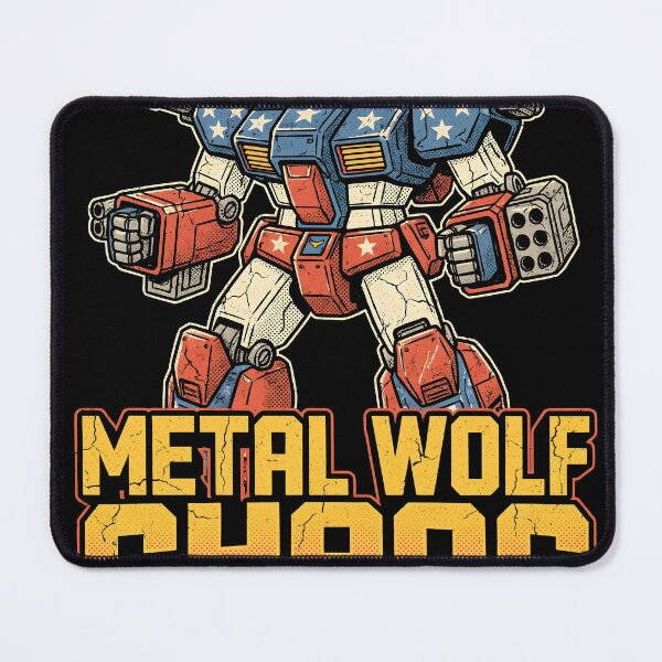 Item preview, The President's Mech Metal Wolf Chaos Bootleg Gamer Graphic Tee designed and sold by Senpaiwaves.