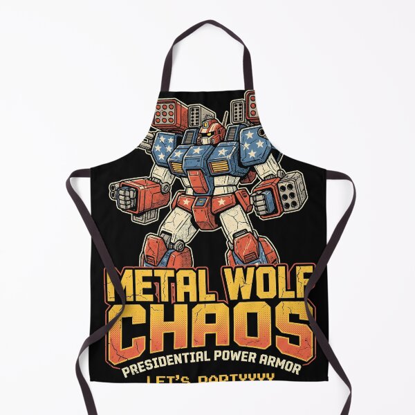 Item preview, The President's Mech Metal Wolf Chaos Bootleg Gamer Graphic Tee designed and sold by Senpaiwaves.