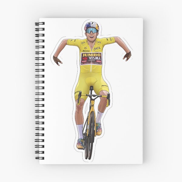 Item preview, Wout Van Aert flying designed and sold by Rodandoando.