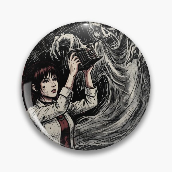 Item preview, Miku And The Camera Obscura Fatal Frame Grunge Anime Gaming Shirt designed and sold by Senpaiwaves.