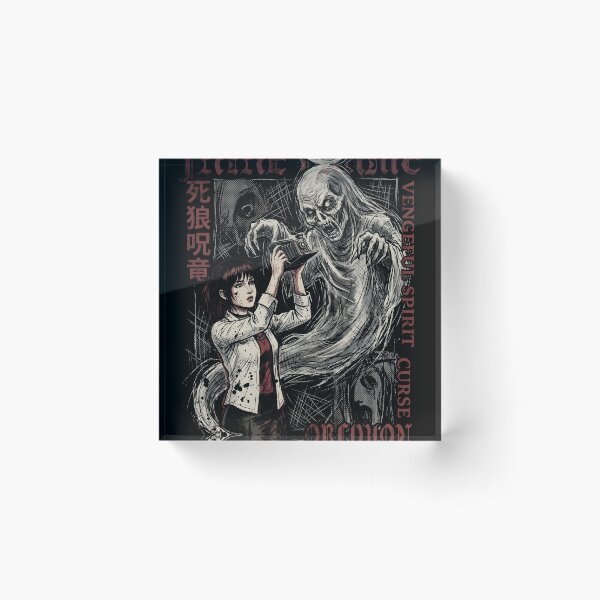 Item preview, Miku And The Camera Obscura Fatal Frame Grunge Anime Gaming Shirt designed and sold by Senpaiwaves.