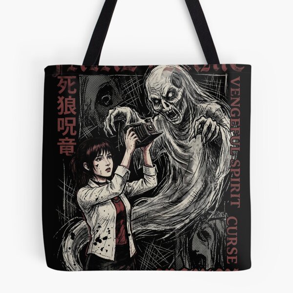 Item preview, Miku And The Camera Obscura Fatal Frame Grunge Anime Gaming Shirt designed and sold by Senpaiwaves.