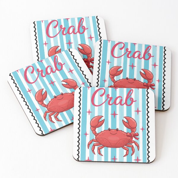 Item preview, Cute Red Crab Postage Stamp | Retro Summer Beach Aesthetic designed and sold by InkRebelprint.