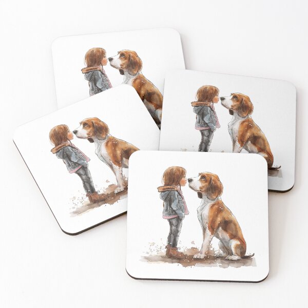 Item preview, Beagle Dog | Cute Puppy Aesthetic Art designed and sold by Mandayartstudio.