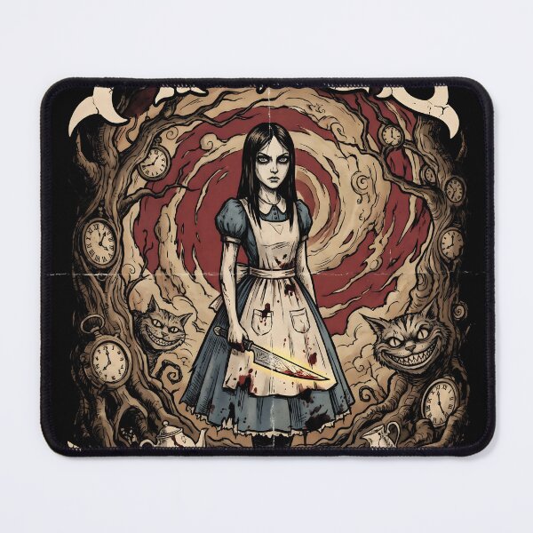 Item preview, Alice With The Vorpal Blade American McGee's Alice Gothic Video Game Streetwear Tee designed and sold by Senpaiwaves.