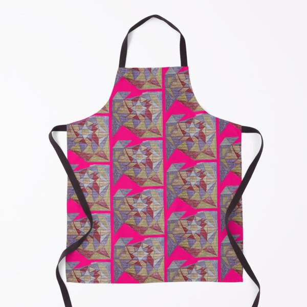 Item preview, The Architect's Grid Neon Magenta Kaleidoscope Alignment designed and sold by energyoflove333.