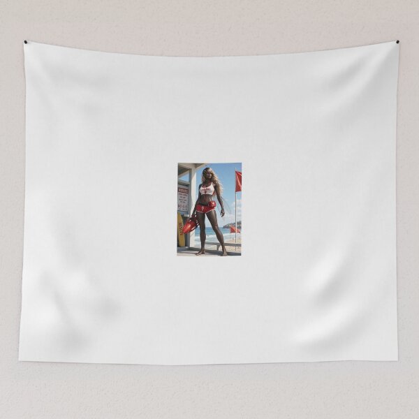 Item preview, Lifeguard insectoid on sunny beach designed and sold by CathryneDelamort.
