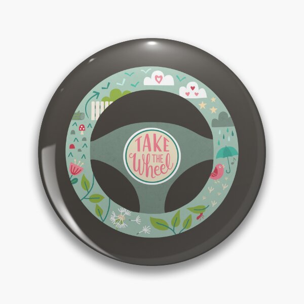Item preview, Take the Wheel Choose Your Path Inspirational Quote designed and sold by Mandy Porta LLC.