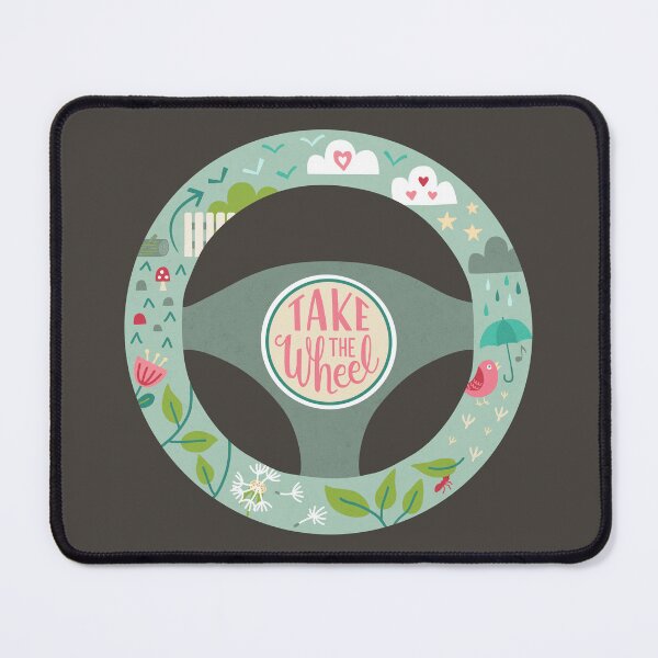 Item preview, Take the Wheel Choose Your Path Inspirational Quote designed and sold by Mandy Porta LLC.