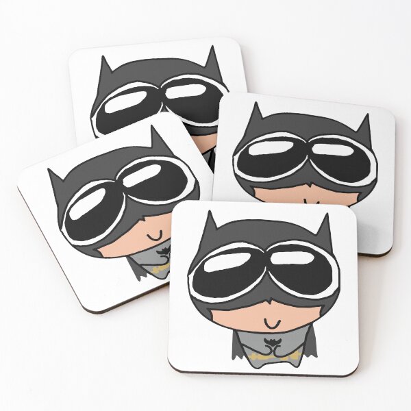 Item preview, man in bat suit Cute Chibi Hero Inspired Artwork designed and sold by GeekMix.