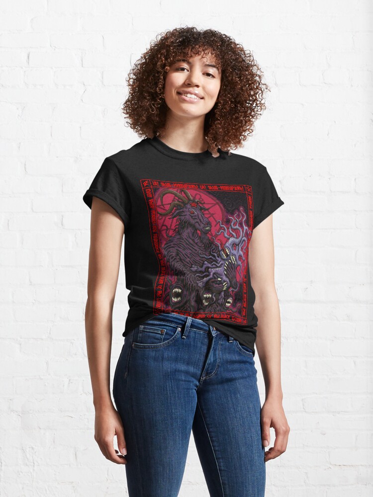 Alternate view of Black Goat Icon - Azhmodai 2018 Classic T-Shirt