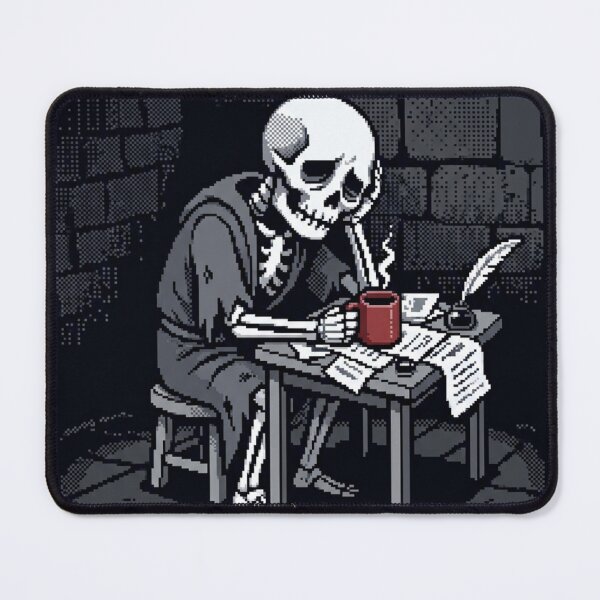 Item preview, Doing My Best Skeleton Office Pixel Art Funny Burnout designed and sold by Arobinoz.