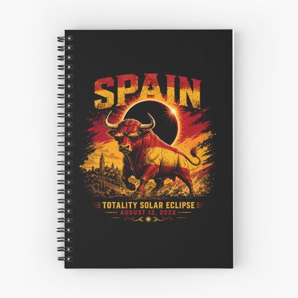 Item preview, Spain Total Solar Eclipse August 12 2026 - Spanish Bull Ring Of Fire Art designed and sold by DreamPup.