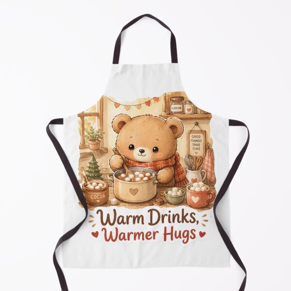 Item preview, Cute Cozy Teddy Bear Hot Cocoa Sticker | Warm Drinks, Warmer Hugs | Autumn & Winter Kawaii Bear designed and sold by BLOOMVELLE.