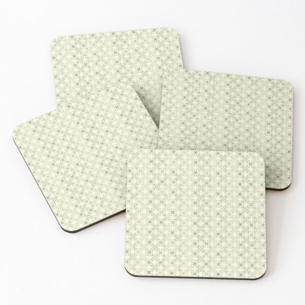Item preview, Green Floral Lattice • Elegant Geometric Seamless Pattern designed and sold by The Digital Compass.