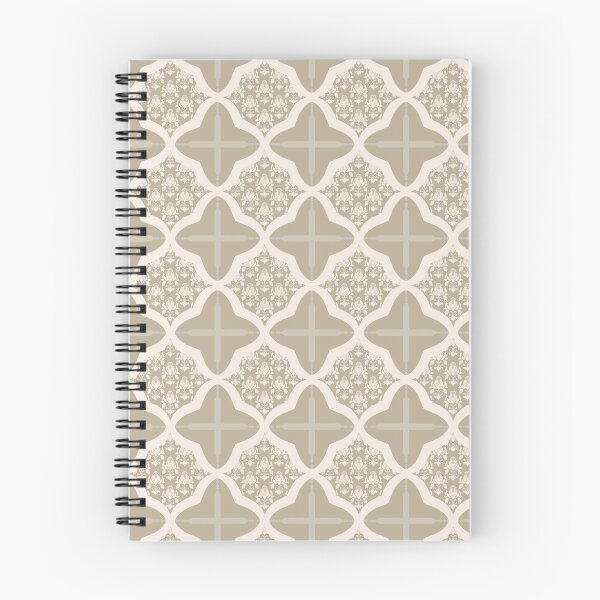 Item preview, Elegant Gothic Quatrefoil Damask Pattern - Vintage Taupe Aesthetic designed and sold by joniJhon_design.