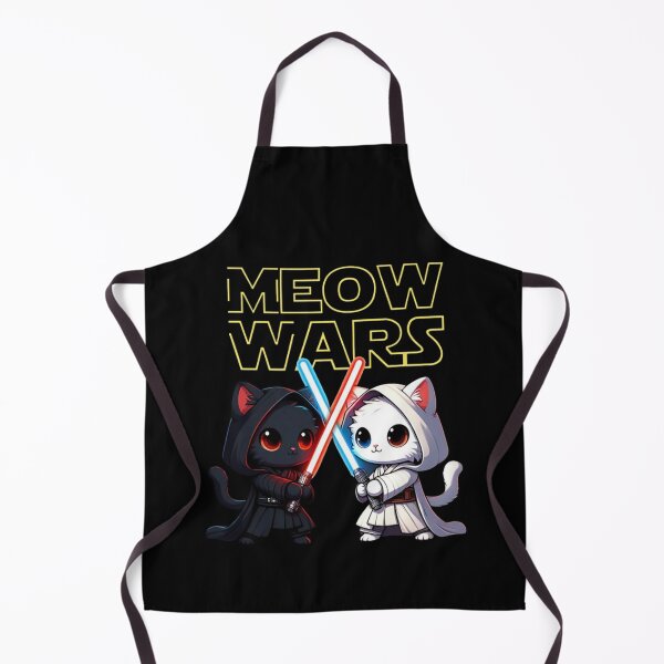 Item preview, Cute Meow Wars cats with lightsabers designed and sold by Raulovski.