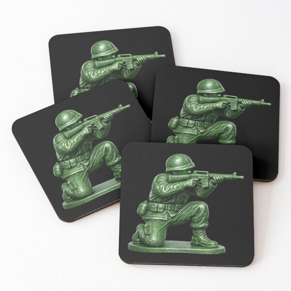 Item preview, Green Army Man – Kneeling Rifleman designed and sold by getpressedshirt.