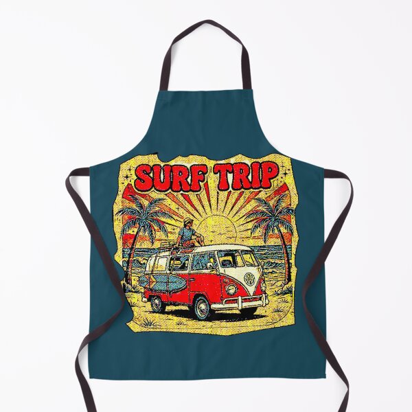Item preview, Vintage Surf Trip | Retro VW Bus on the Beach designed and sold by AstronautMerch.
