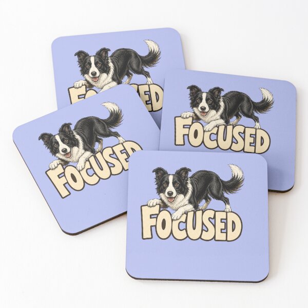 Item preview, Focused Funny Border Collie Dog Lover Hand Lettered Vintage Shirt designed and sold by AdicretorDesign.