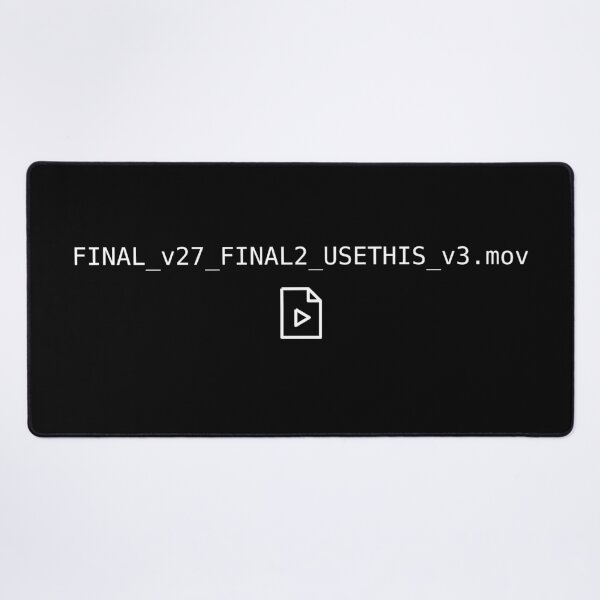 Item preview, Final Final Video File designed and sold by PostHasteCo.