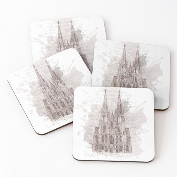 Item preview, Vintage Watercolor Cathedral designed and sold by stacree.