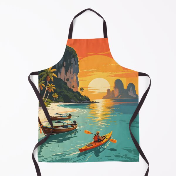 Item preview, Koh Yao Noi Thailand Kayak Adventures – Retro Sunset Series designed and sold by Spirit of Siam.