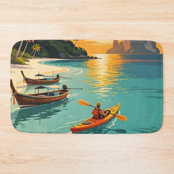 Item preview, Koh Yao Noi  Thailand Kayak Adventures – Retro Sunset Series designed and sold by Spirit of Siam.