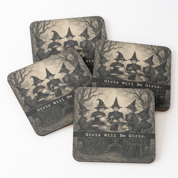 Item preview, Victorian Witch Tea Party for Gothic Women designed and sold by POD DYNASTY | Original Print On Demand T-Shirt Graphics.